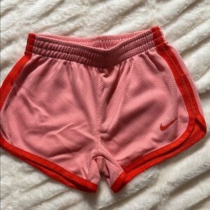 Nike Kids Pink and Coral Shorts  size 2-3 years